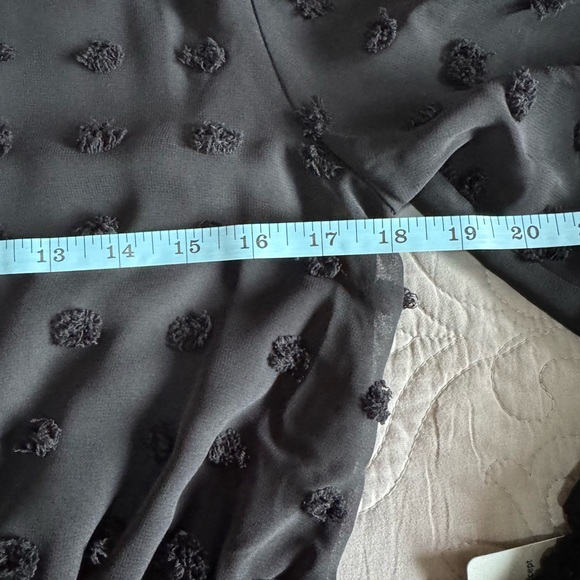 NWT Love X Design Black Long Sleeve Mini Dress size Medium - Picture 13 of 16